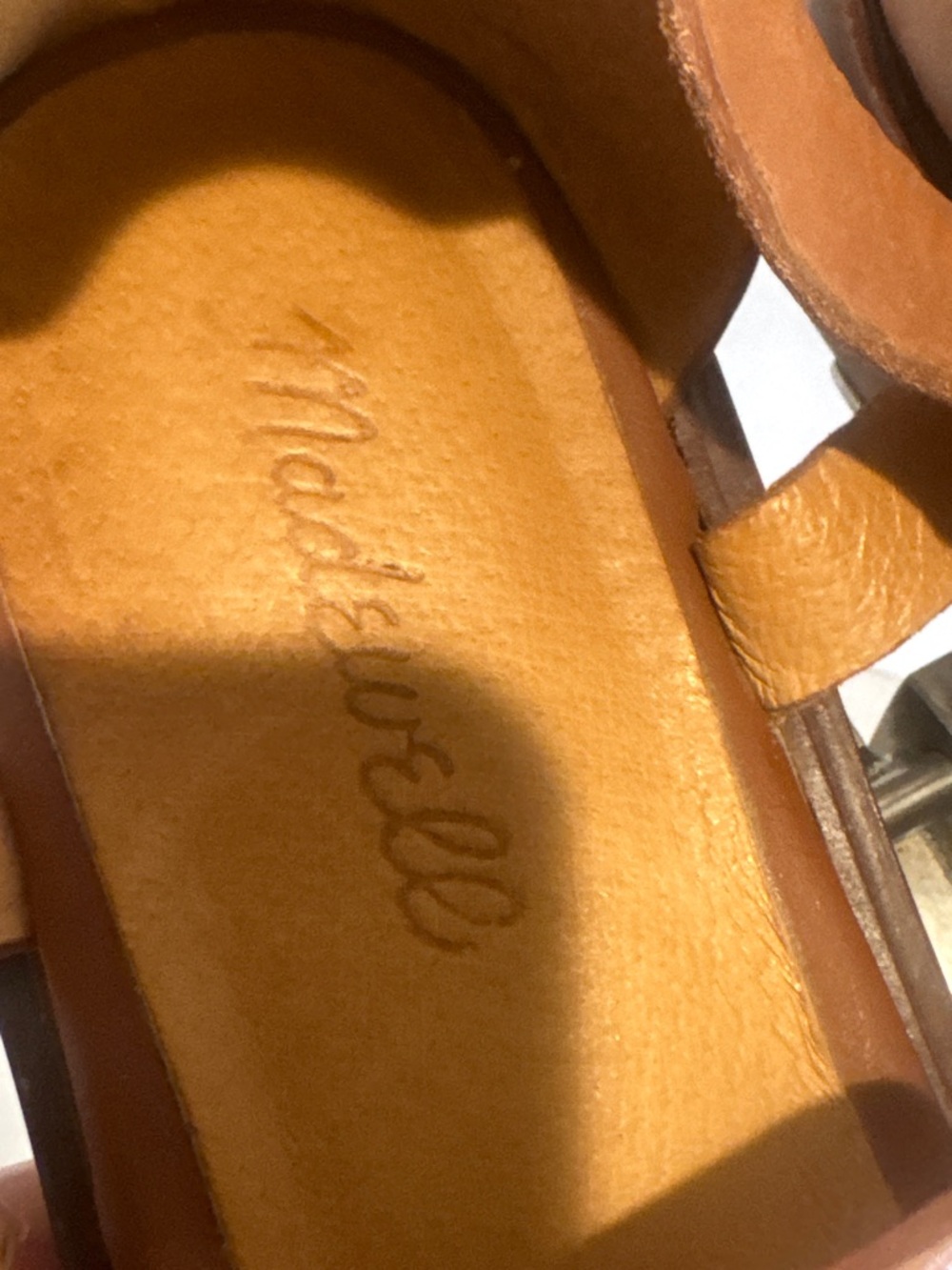 Madewell The Rina Fisherman Flat Leather Upper Sandals size 10.5 - Picture 6 of 8